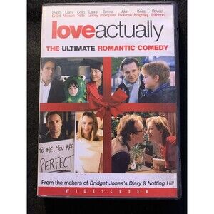 Love Actually (DVD, 2004, Widescreen) Liam Neeson, Hugh Grant.